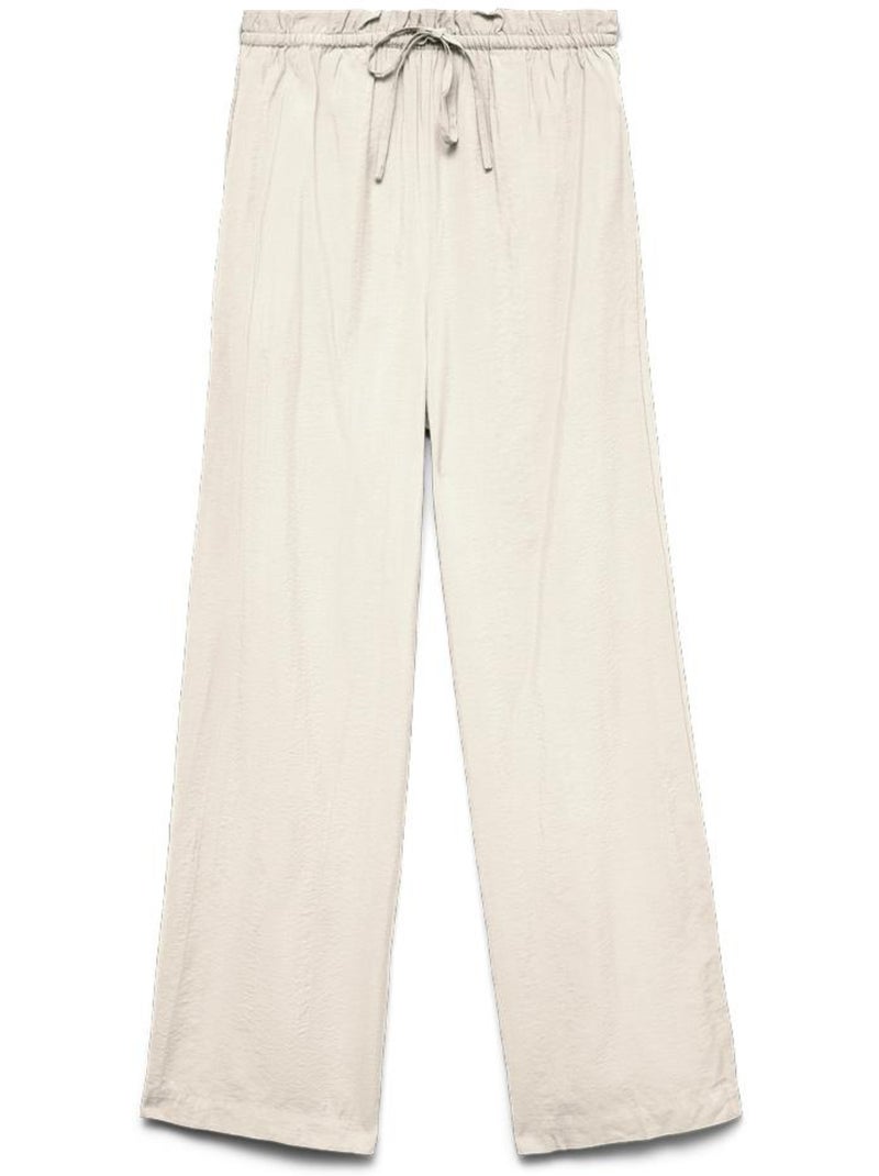 Pantalon fluide femme vero moda Beige - Kiabi