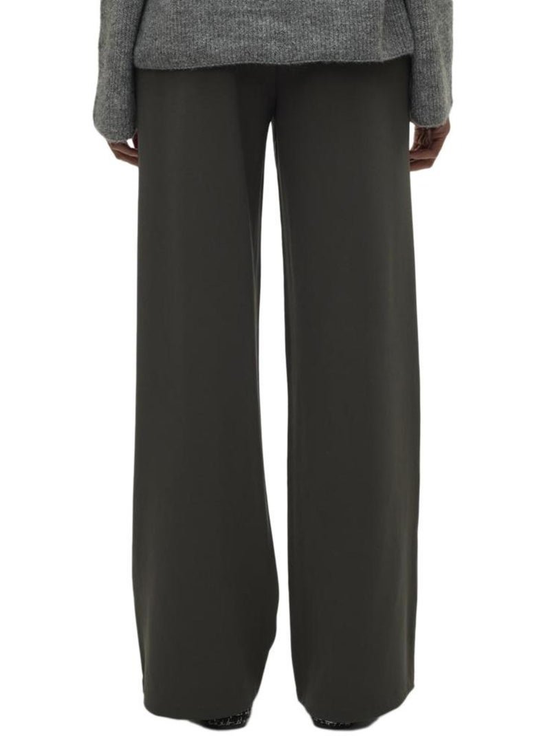 Pantalon fluide Femme Vero Moda Kaki - Kiabi