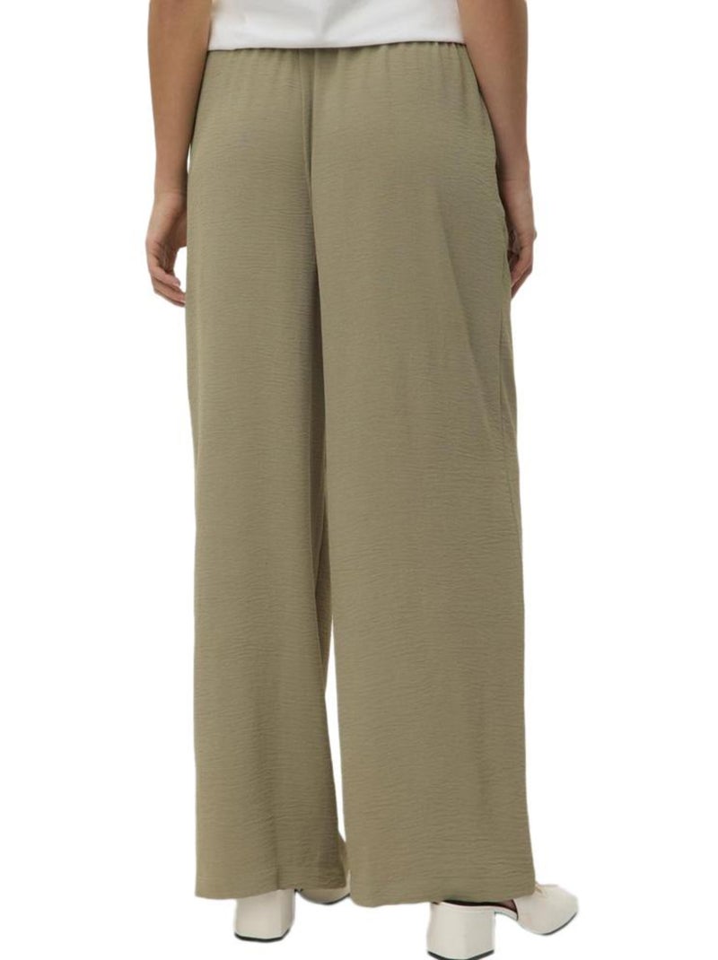 Pantalon fluide Femme Vero Moda Marron cappuccino - Kiabi