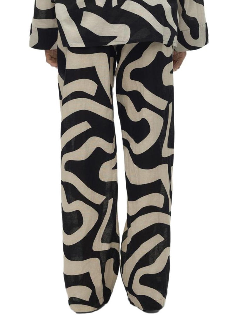 Pantalon fluide Femme Vero Moda Noir - Kiabi