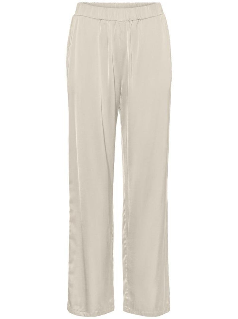 Pantalon fluide Femme Vero Moda Trousers Beige - Kiabi