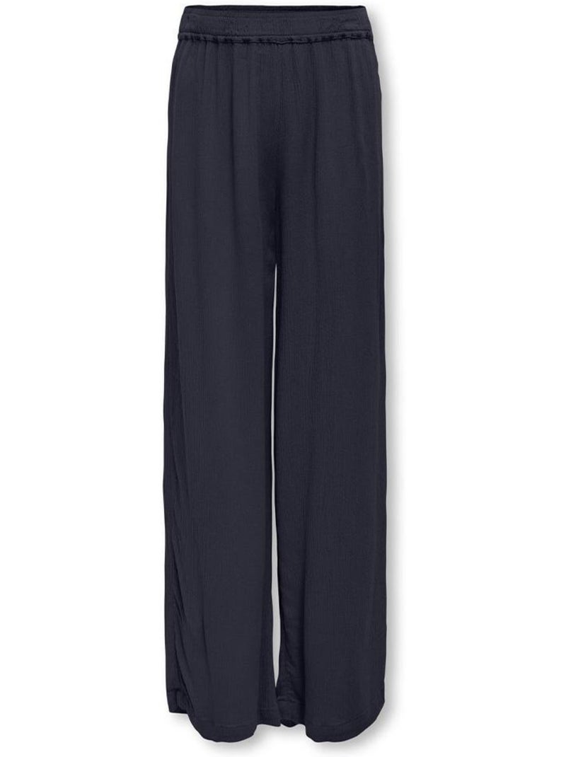 Pantalon fluide Fille Kids ONLY Life Bleu marine - Kiabi