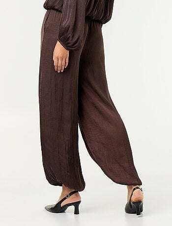 Pantalon fluide forme balloon