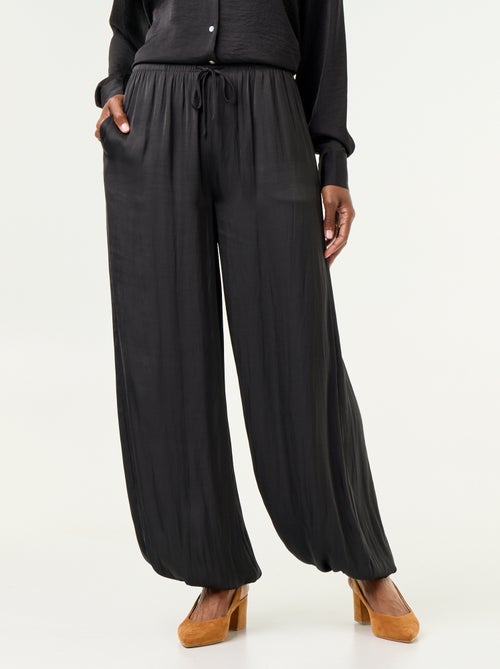 Pantalon fluide forme balloon - Kiabi