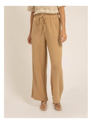 Pantalon fluide gaze de coton EBERTINE