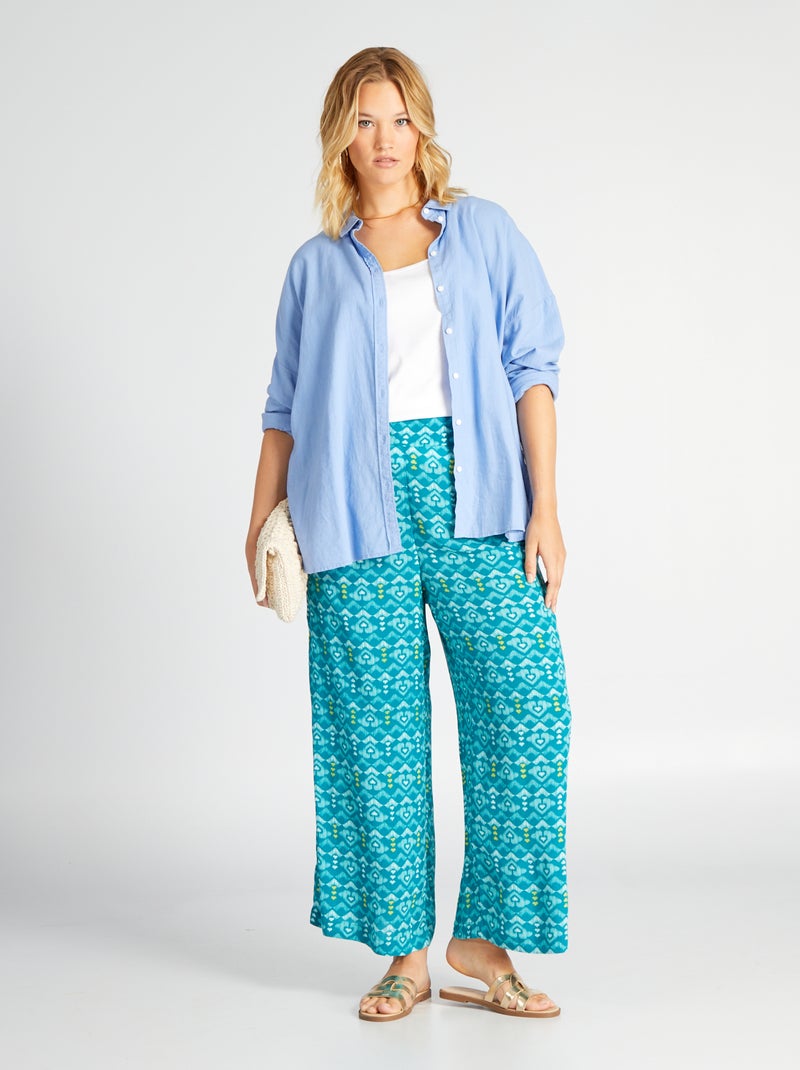 Pantalon fluide HO_AOETHNI - Kiabi