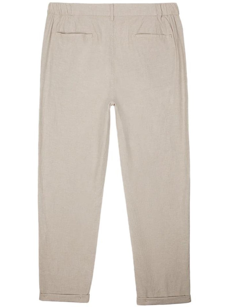 Pantalon Fluide Homme Teddy Smith Linen Beige - Kiabi