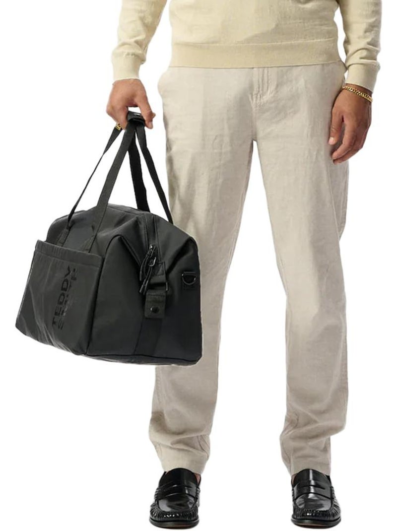 Pantalon fluide homme teddy smith linen Beige - Kiabi
