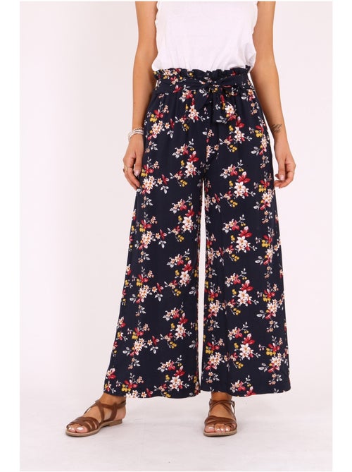 Pantalon fluide imprimé ELORE - Kiabi