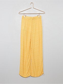 Pantalon fluide imprimé - Kiabi