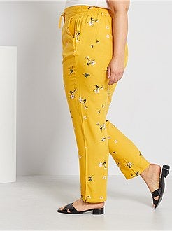 Pantalon fluide imprimé - Kiabi