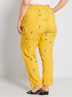 Pantalon fluide imprimé - Kiabi