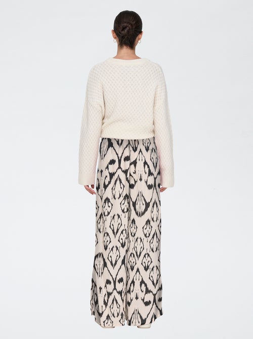 Pantalon fluide large 'JDY' - Kiabi