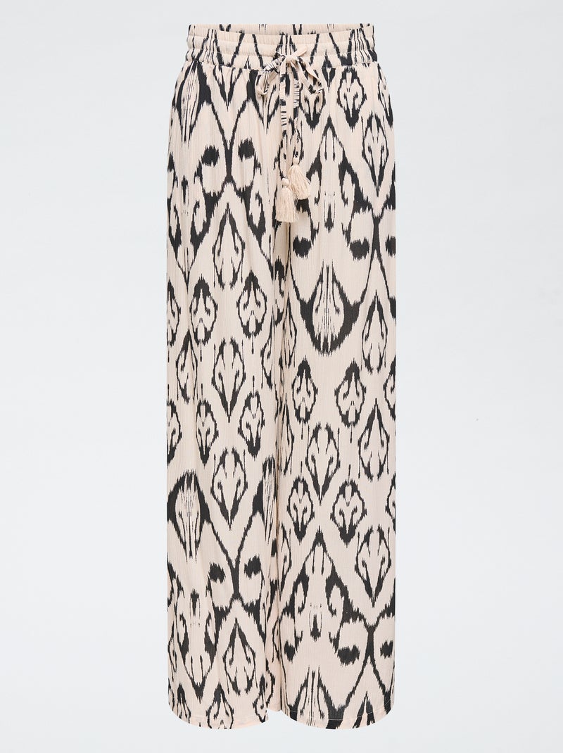 Pantalon fluide large 'JDY' BEIGE - Kiabi