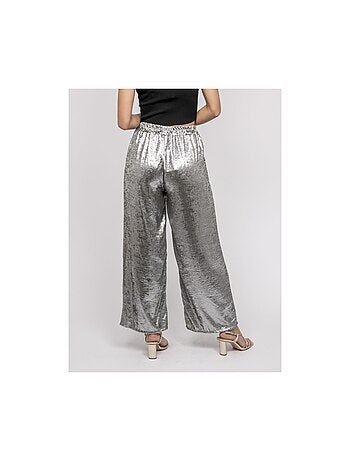 Pantalon fluide métallisé EDWINA