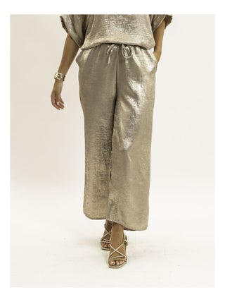 Pantalon fluide métallisé EDWINA