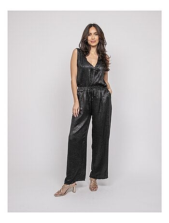 Pantalon fluide métallisé EDWINA