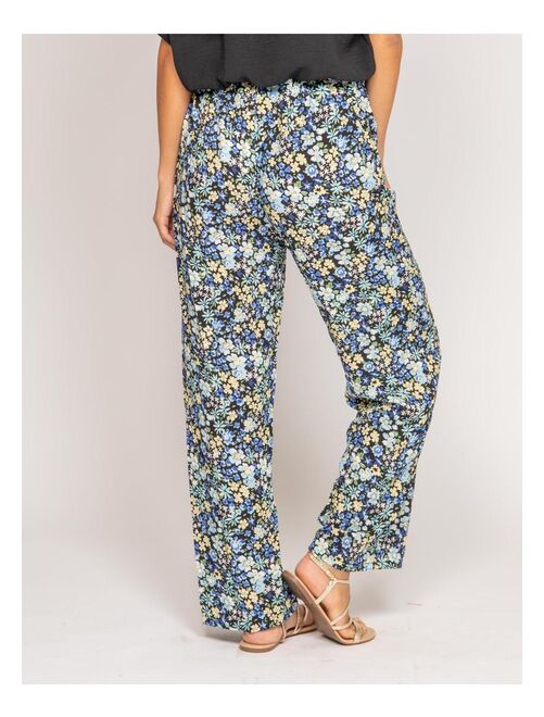 Pantalon Femme Fluide Avec Cordon - Coupe Taille Haute Amincissante - Tissu Confortable - Pour Voyage, Sport, Quotidien