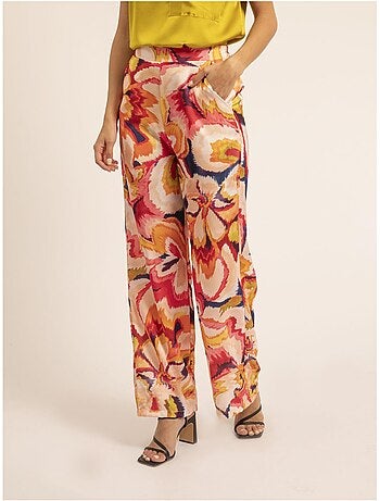 Pantalon fluide motifs ECRINE