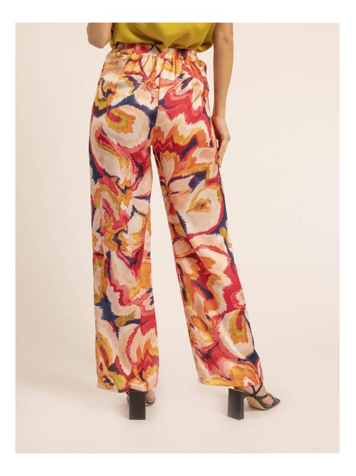 Pantalon fluide motifs ECRINE - Kiabi