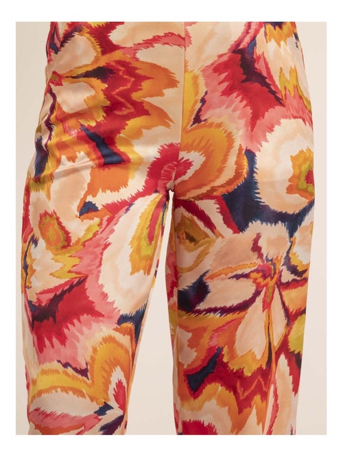 Pantalon fluide motifs ECRINE - Kiabi