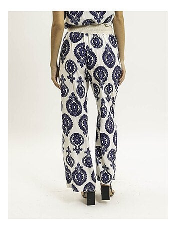 Pantalon fluide motifs EMILINE