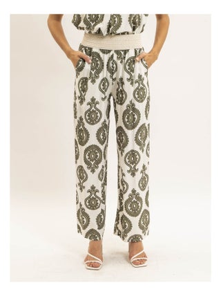 Pantalon fluide motifs EMILINE
