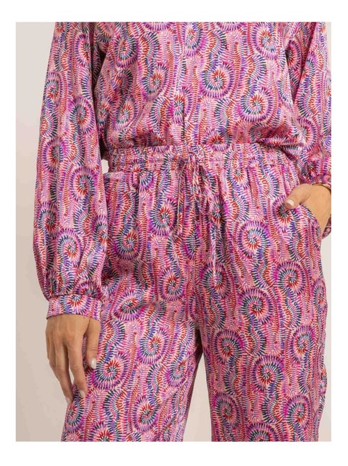 Pantalon fluide motifs EMOVE - Kiabi