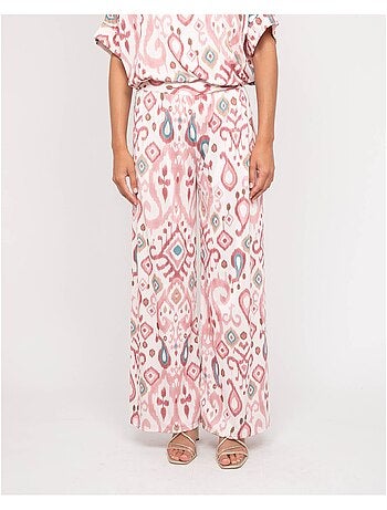 Pantalon fluide motifs ENOLIA