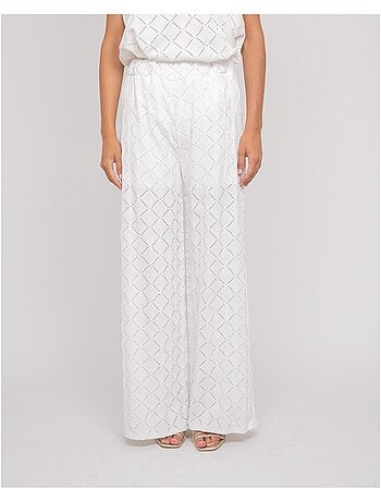 Pantalon fluide motifs ESUNA