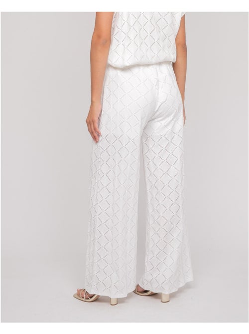 Pantalon fluide motifs ESUNA - Kiabi