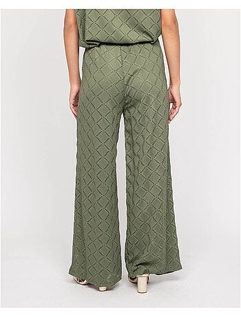 Pantalon fluide motifs ESUNA