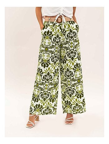 Pantalon fluide motifs ETOBIA