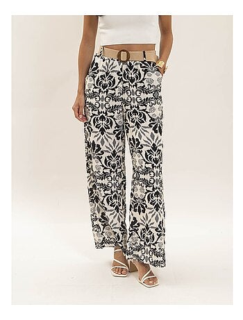 Pantalon fluide motifs ETOBIA