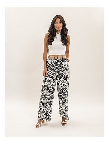 Pantalon fluide motifs ETOBIA