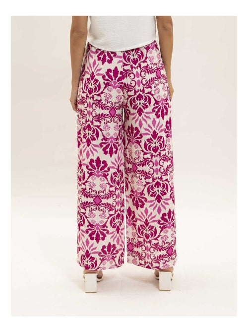 Pantalon fluide motifs ETOBIA - Kiabi