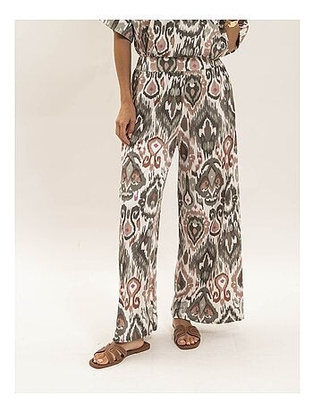Pantalon fluide motifs ETONIA