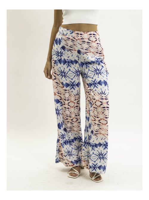 Pantalon fluide motifs EVERLY - Kiabi