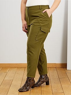 Pantalon fluide poches cargo - Kiabi