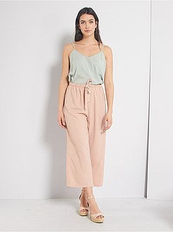 Pantalon fluide - Kiabi