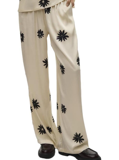 Pantalon fluide Satin Femme Vero Moda - Kiabi