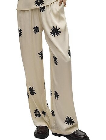 Pantalon fluide Satin Femme Vero Moda Mroe