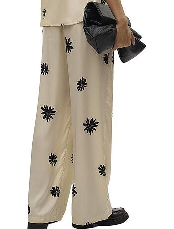 Pantalon fluide Satin Femme Vero Moda Mroe