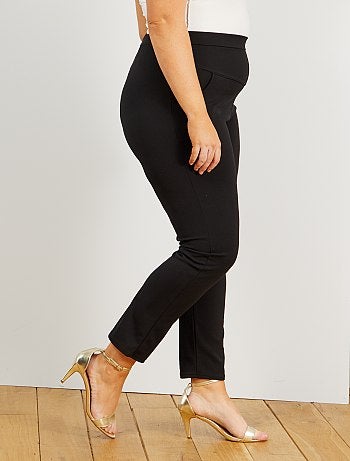 Pantalon fluide taille élastique - Kiabi