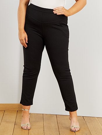 Pantalon fluide taille élastique - Kiabi