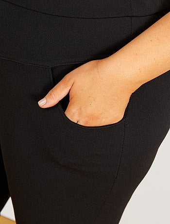 Pantalon fluide taille élastique - Kiabi