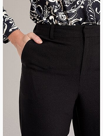 Pantalon fluide taille élastiquée - afibel