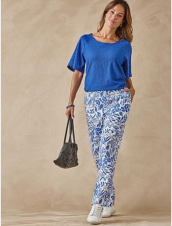 Pantalon fluide taille élastiquée - DAXON