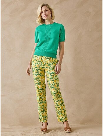 Pantalon fluide taille élastiquée - DAXON