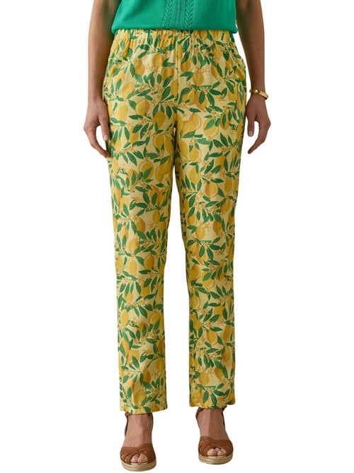 Pantalon fluide taille élastiquée - DAXON - Kiabi